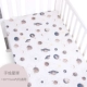 Giường cũi cotton đan Bắc Âu bedding Bộ đồ giường trẻ sơ sinh tấm trải giường trẻ em - Túi ngủ / Mat / Gối / Ded stuff