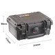 PELICAN 1120 safety protection box instrument equipment protection box outdoor small waterproof suitcase