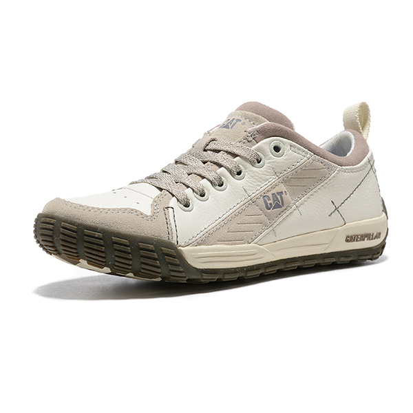 Cat Low-Top Men's Shoes, Genuine Leather Outdoor Casual Work Shoes, Non-Slip, Wear-Resistant, Breathable, Commuting Sneakers for Spring and Summer