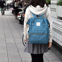  Classic men and women with the same large small travel casual student large capacity mouth gold running away from home backpack