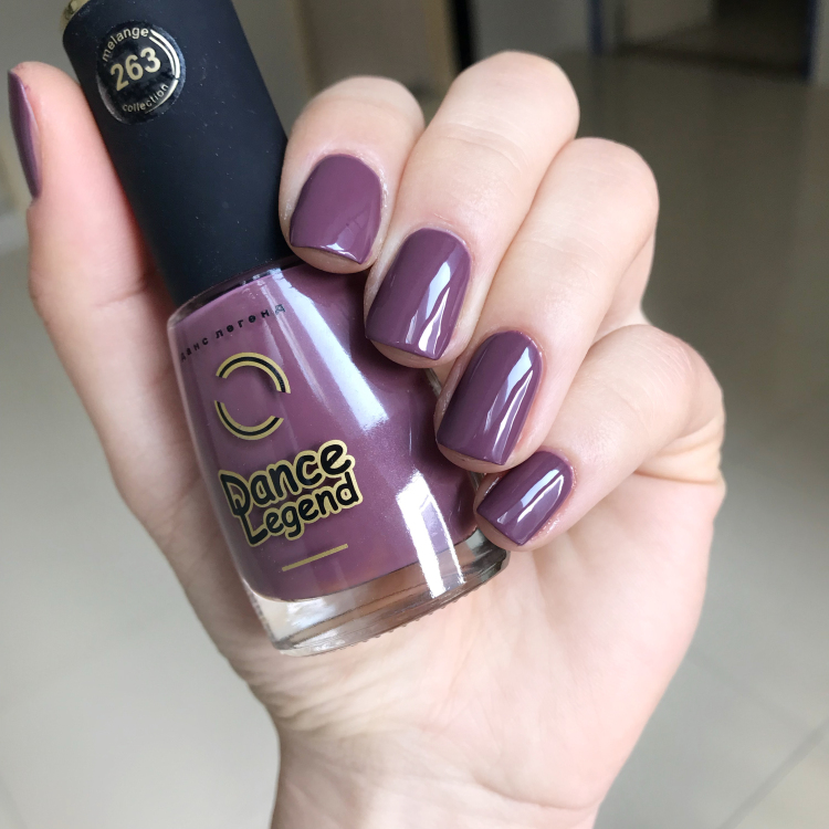 Russian dance legend nail polish enamel pure color Roland violet lavender purple sweet potato smoked purple 263