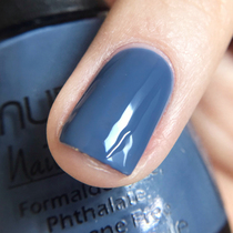  American Nubar Nail polish 15ml retro denim blue temperament Little sister exclusive long-lasting NJC2