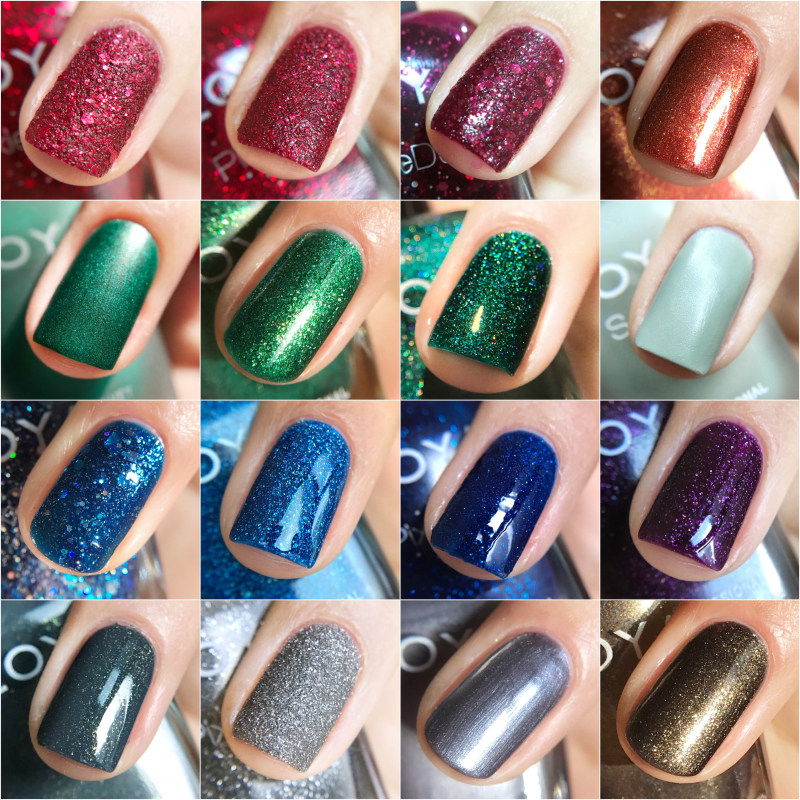 Special price clearance USA zoya nail polish man fish Ji stars frosted autumn winter sequins dark red nail polish