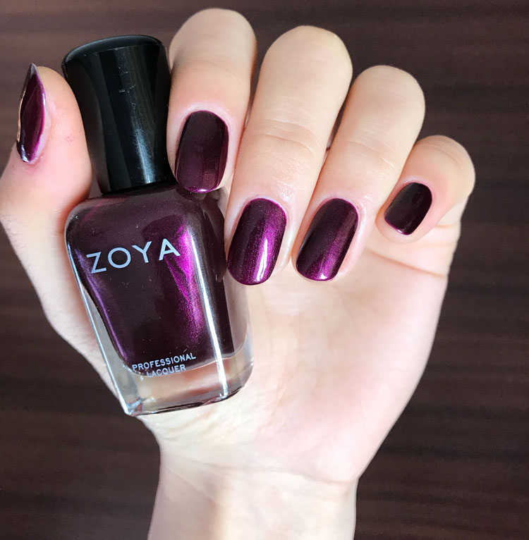 American ZOYA Zuoya nail polish quick-drying long-lasting metallic purple ZP460