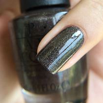 OPI nail polish official anti-counterfeiting version laser pearlescent marble shine black B59