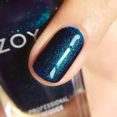 American ZOYA ZOA nail polish quick-drying and lasting cool peacock blue ZP758 REMY