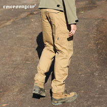 Emerson Ergonomic Tactical Pants Mens Multi-Pocket Outdoor Overalls Slim Fit Spring and Autumn Commuting EMB9463