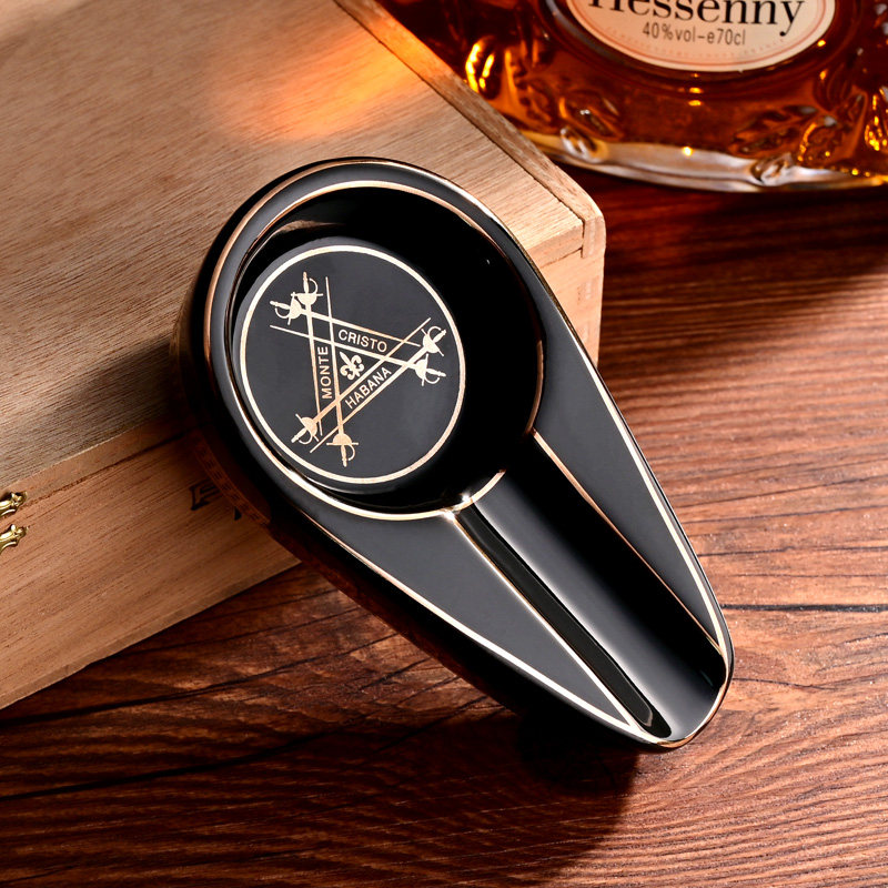 Cigar ashtray small decorative personality creative fashion portable single cigar smoke extinguisher home living room dedicated