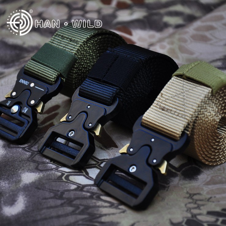 Glasses Snake Belt Men's Buttons Tactical Belt Outdoor Sports Nylon New Woven Military Meme Tactical Belt Man