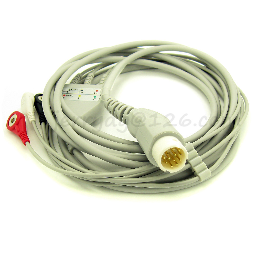 VM6 MP5 MP20 MP30 MP50 G30 M3046A M3 C3心电导联线