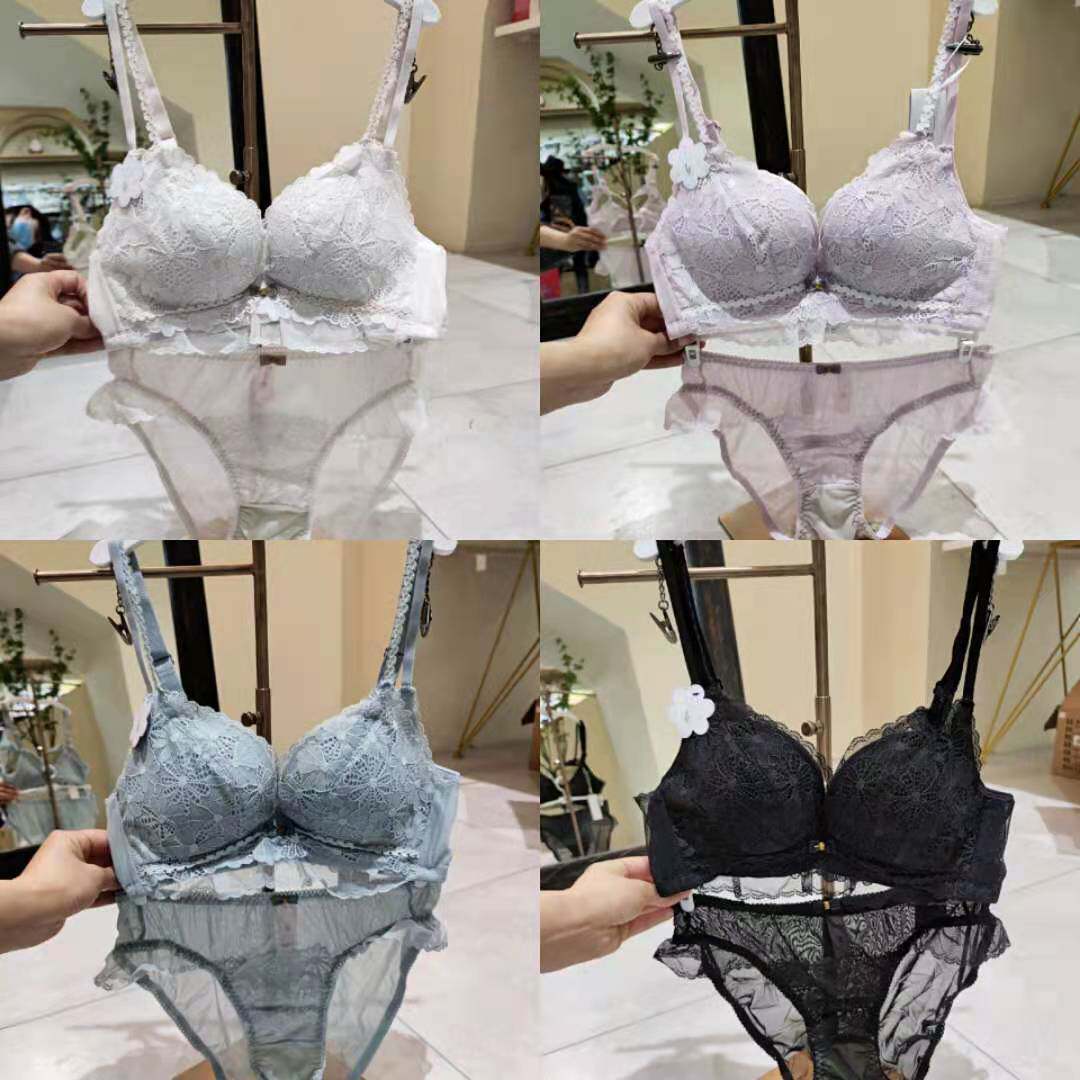 Sweet Beauty Su 6768 Spring Summer New Motherwort Lace AB Cup Bra Lady Thin Underwear Sexy Comfort Bra-Taobao