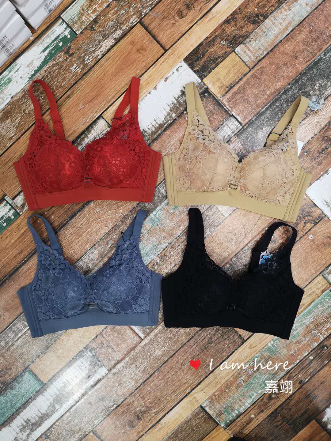 Autumn Winter New Qi 8997 No steel ring to woo adjustment-type bra Sexy pro-cotton medium thick collection of secondary milk underwear-Taobao