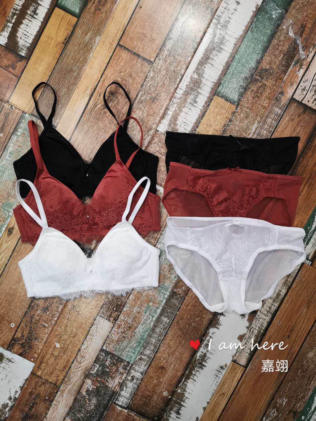 Chapellan 6035 ultra-thin Fab-style lingerie AB Cup Women without steel ring bra hood small chest lace sexy breathable suit-Taobao
