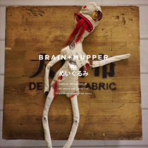 Brain cloth Independent designer Art Muppets Decorative fabric Collectibles Interior decoration ornaments Art pendant