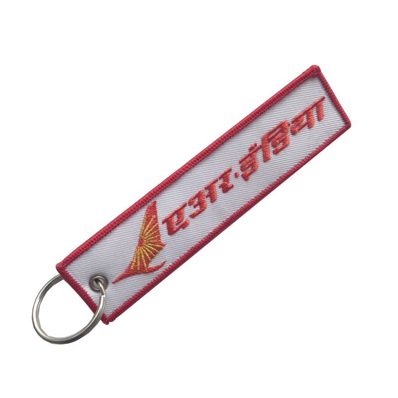 I love flying Air India seat belt keychain crew overnight bag bag zipper pendant