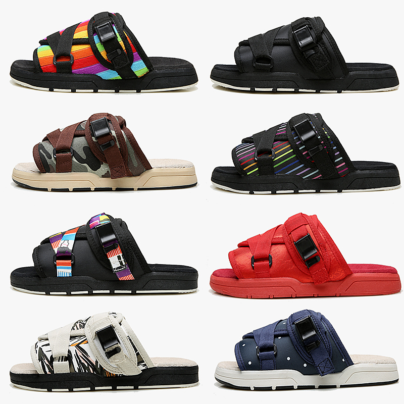 Edison Chen Slippers for Men and Women, Hiroshi Fujiwara Non-Slip Korean Style Couple Casual Slippers, Summer Fashion Thick-Soled Beach Sandals