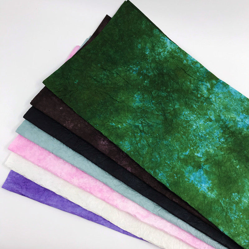 Floating Dye Paper Handmade Special Paper High Imitation Handmade Flower Material Leaf Material Paper Flowers DIY3 8 Yuan Zhang