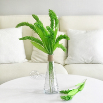 Dog Tail Grass DIY Handmade Paper Art Flower Wrinkled Paper Folds Origami Simple Material Bag manual class can be made 30 branches