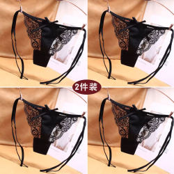 ຊຸດຊັ້ນໃນ lace-up ຝ້າຍ lace ບໍລິສຸດ seductive thong feminine ໂປ່ງໃສຮ້ອນໄວແຫ້ງ modal ແອວຕ່ໍາ