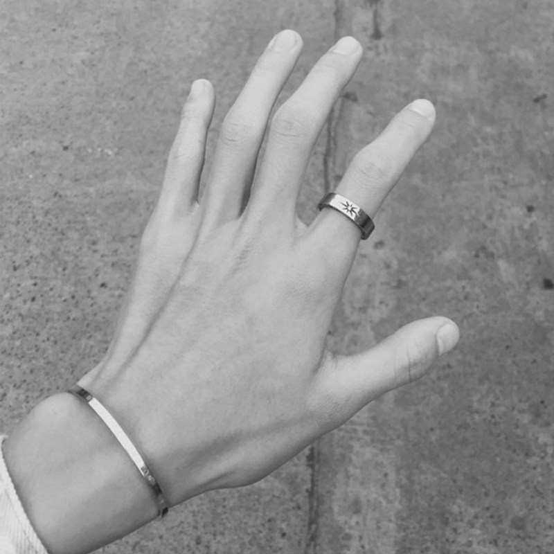 Bague mixte OTHER   en Acier au titane - Ref 3087558 Image 3