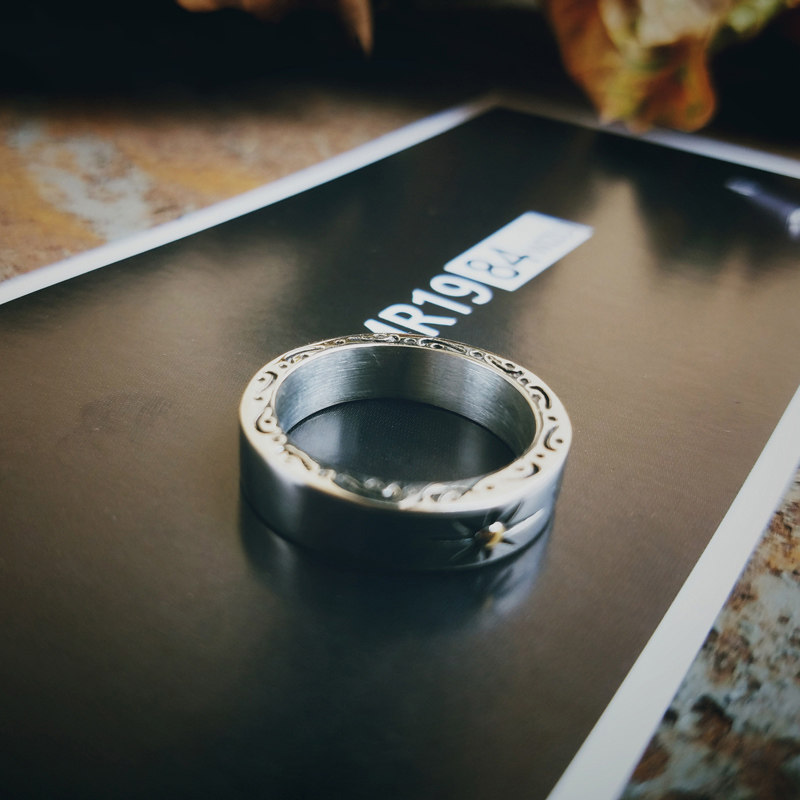 Bague mixte OTHER   en Acier au titane - Ref 3087558 Image 1