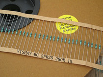 10 pcs VISHAY-BC 280R resistor SFR25 1% copper foot metal film imported original