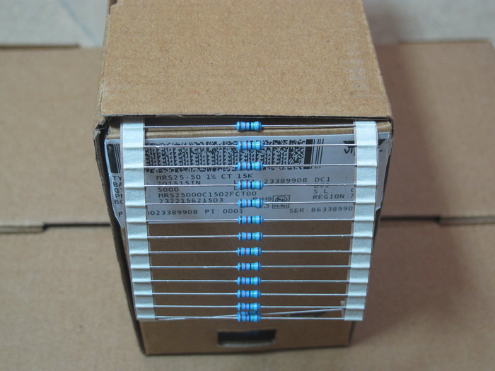 10-price VISHAY-BC MRS25 15K resistance 1% copper foot metal film MRS25000C1502F