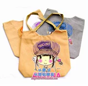 Miễn phí vận chuyển! Jin Shanxi cotton và vải lanh túi đeo vai nữ / túi xách / túi xác ướp / túi mua sắm vải