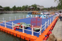 Anti-collision strip water pontoon Mobile pier motorboat pontoon grid breeding pontoon Diaoyutai anti-collision