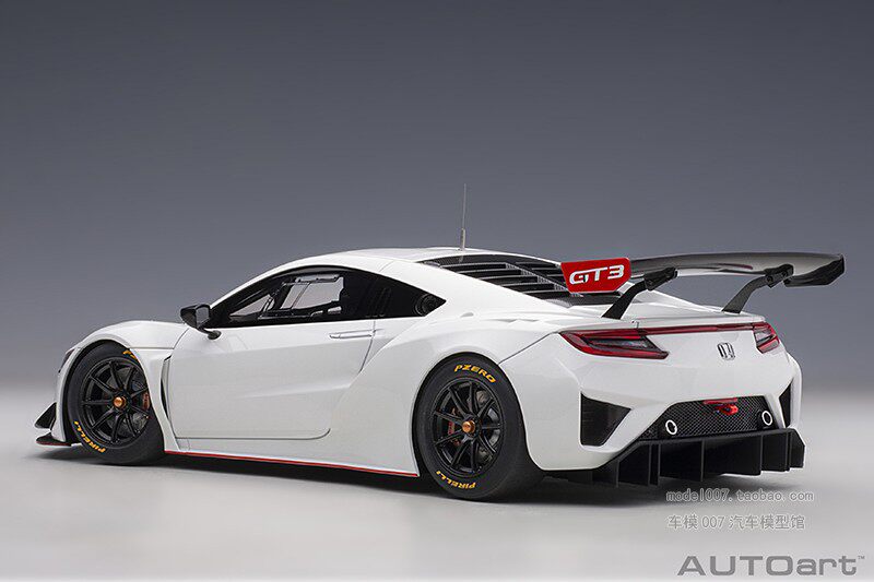 Модель машины autoart/奥拓 1/18 本田nsx honda nsx gt3 2018 汽车模型