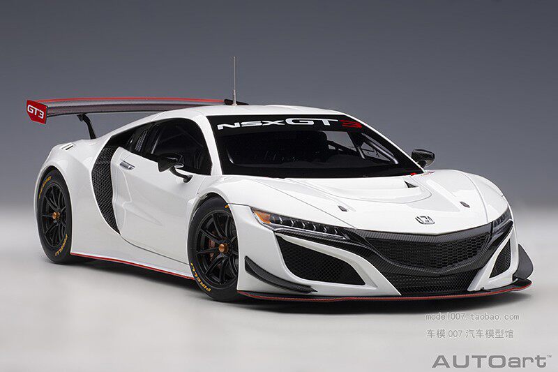 Модель машины autoart/奥拓 1/18 本田nsx honda nsx gt3 2018 汽车模型