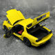 Polar Master 1:18 Mazda Rx7 Speed Yellow Alloy Car Model