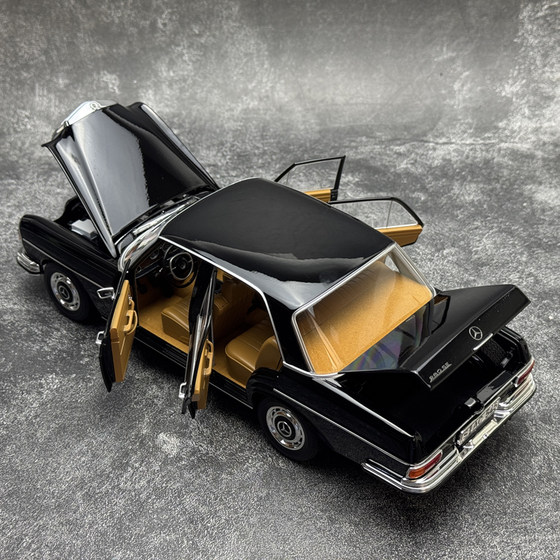 Norev 1:18 Mercedes-Benz 280Se 1968 Mercedes-Benz S-Class Alloy Car Model Gift Collection