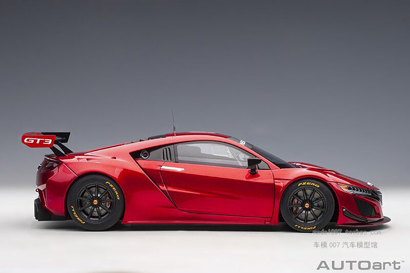 Модель машины autoart/奥拓 1/18 本田nsx honda nsx gt3 2018 汽车模型