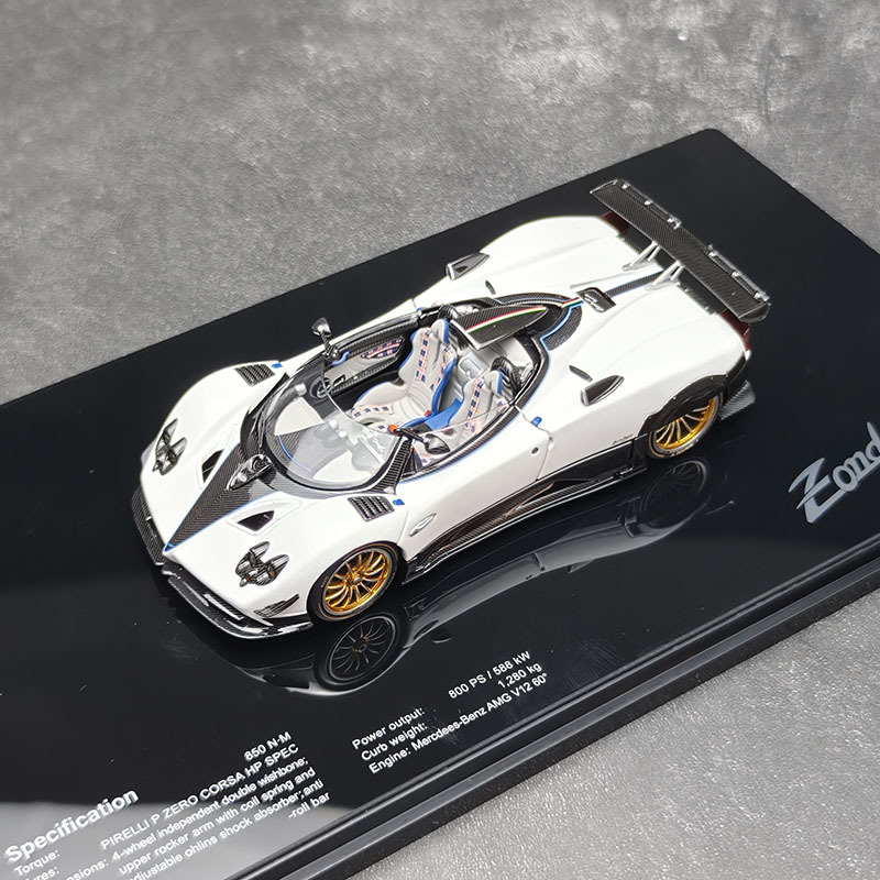 Lcd 1:43 Pagani Zonda Hp Alloy Full-Function Car Model Lcd 1:43 Pagani Zonda Hp Alloy Full-Function Car Model