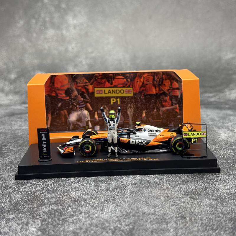 Miniature 1:64 2025 Mexican Grand Prix Mcl39 Norris F1 Model Miniature 1:64 2025 Mexican Grand Prix Mcl39 Norris F1 Model