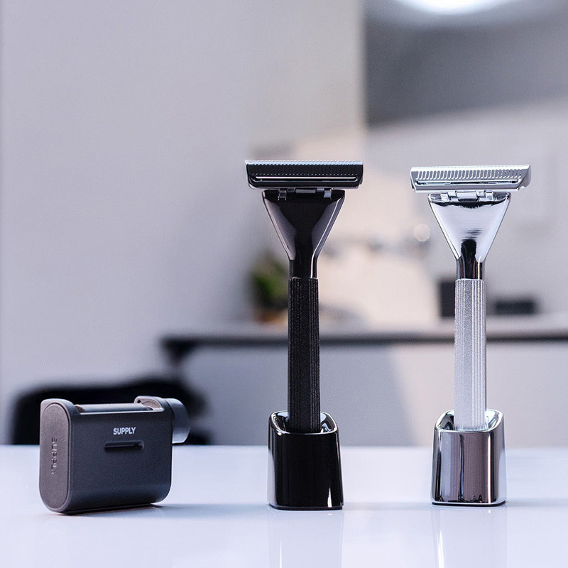 Imported from the United States, Supply Pro Max Men's Grooming Single-Blade Retro Manual Razor Men's Gift