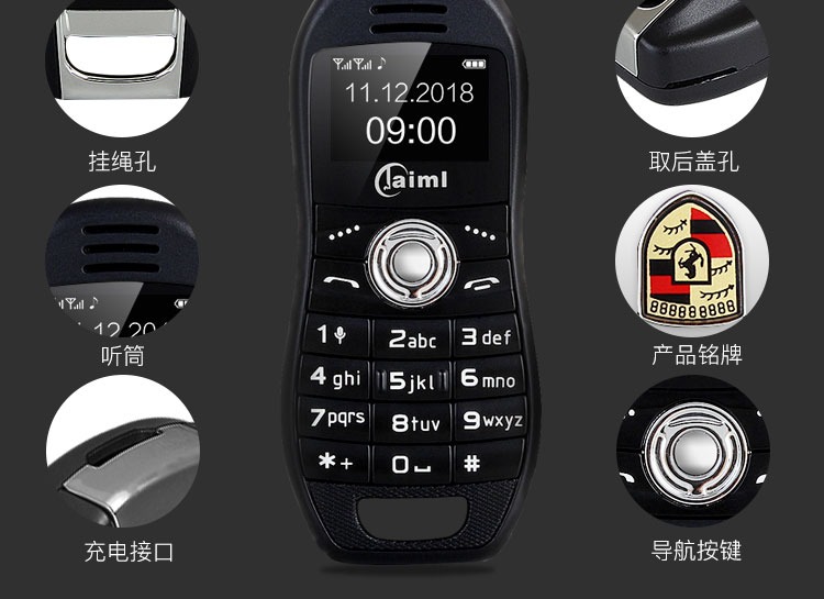 Trẻ nhỏ sao lưu thẻ điện thoại nhỏ Pocket nam và nữ sinh viên thu nhỏ ma thuật âm thanh Taiml / Murray là 918 - Điện thoại di động đt iphone
