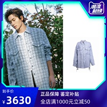 (Overseas direct hair)Faith Connexion Zhang Zhehan style Yang Mi style check shirt jacket