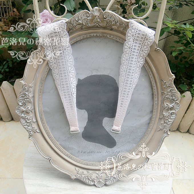 Hàn Quốc thủ công đầy đủ váy ren đồ lót áo ngực chống trượt điều chỉnh khóa rộng treo dây đeo cổ J001 dây áo lót hở lưng gợi cảm