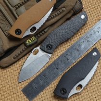  Dikol ST small tank SJ75 folding knife D2 steel outdoor camping folding knife EDC survival tool knife