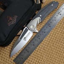  Kevin VENOM Attacker outdoor folding knife M390 steel bearing folding knife Titanium alloy knife CAMPING EDC small knife