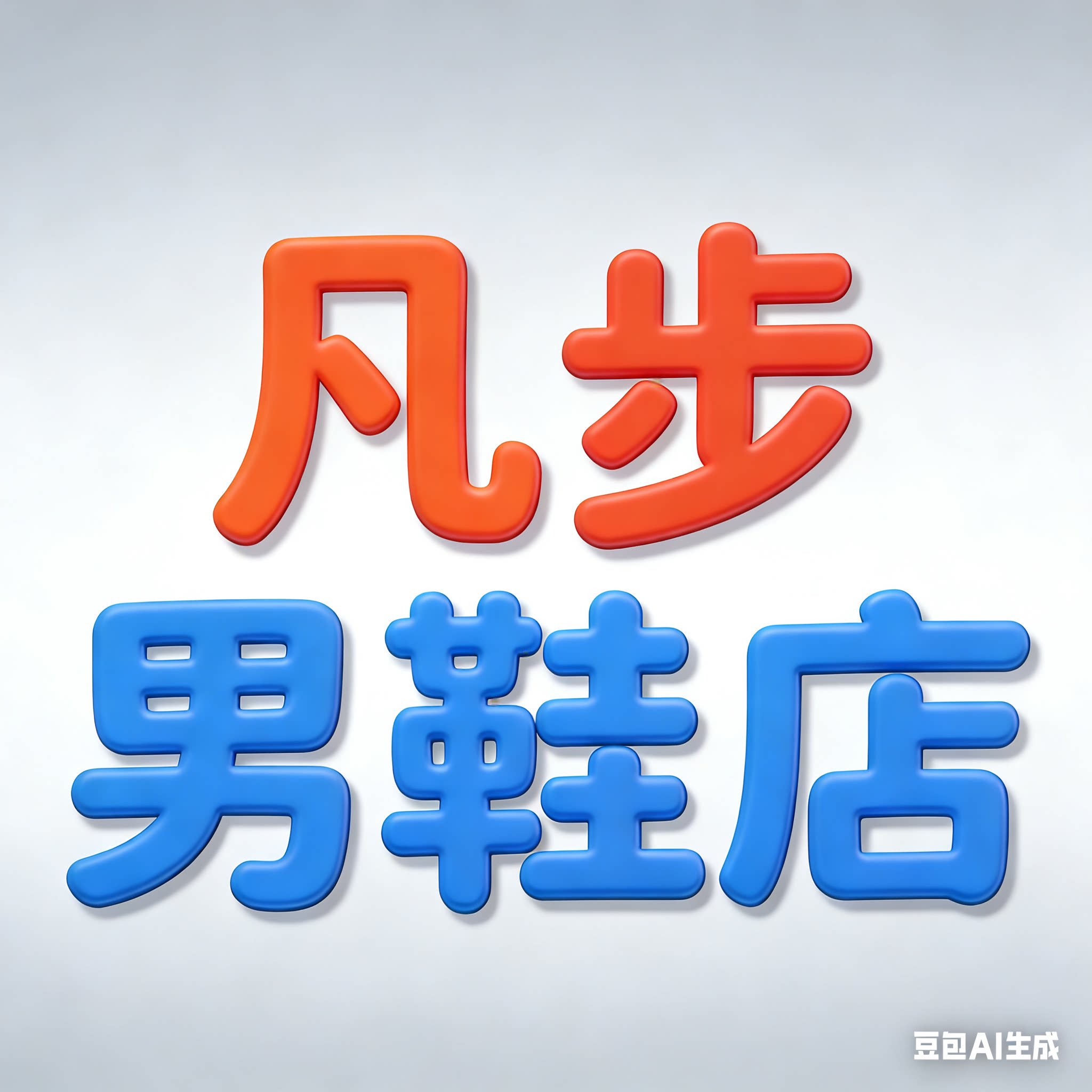 凡步男鞋店的LOGO