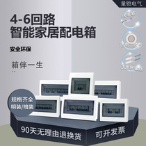 Power distribution air switch box electric box box household open electric box pz304-6 Circuit Electric Control Box dark