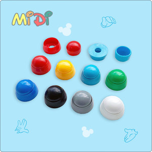 Amusement Park M8M10 Screw Red Cap Plastic Decorative Cover Dust Cover Snap-On Hidden Protection Round Head