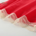 Qingtong nightdress nữ mùa hè mỏng phần quan hệ tình dục vui vẻ tinh khiết bông bên màu đỏ năm sinh sling đồ ngủ công chúa dễ thương - Đêm đầm váy nữ đẹp Đêm đầm