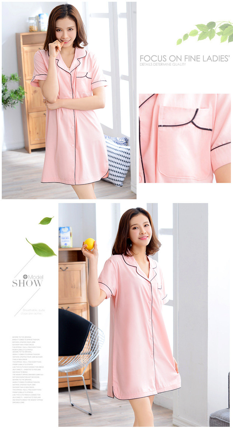 Sweet Sheep Pajamas Spring and Summer Short Sleeve