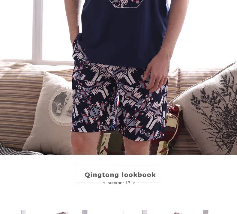 Pyjama mixte en Coton à manche courte - Ref 3004865 Image 21