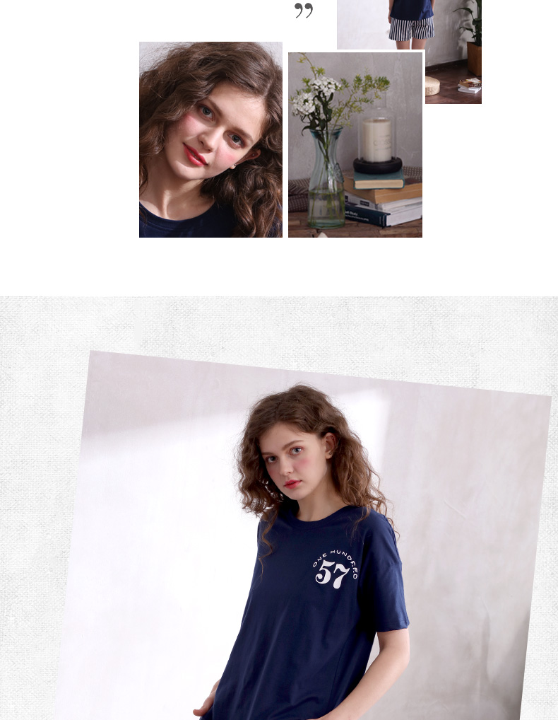 Pyjama mixte en Coton à manche courte - Ref 3004869 Image 13