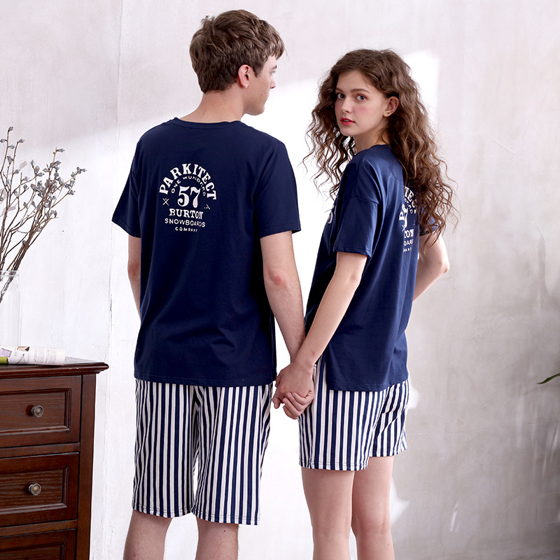 Pyjama mixte en Coton à manche courte - Ref 3004869 Image 3